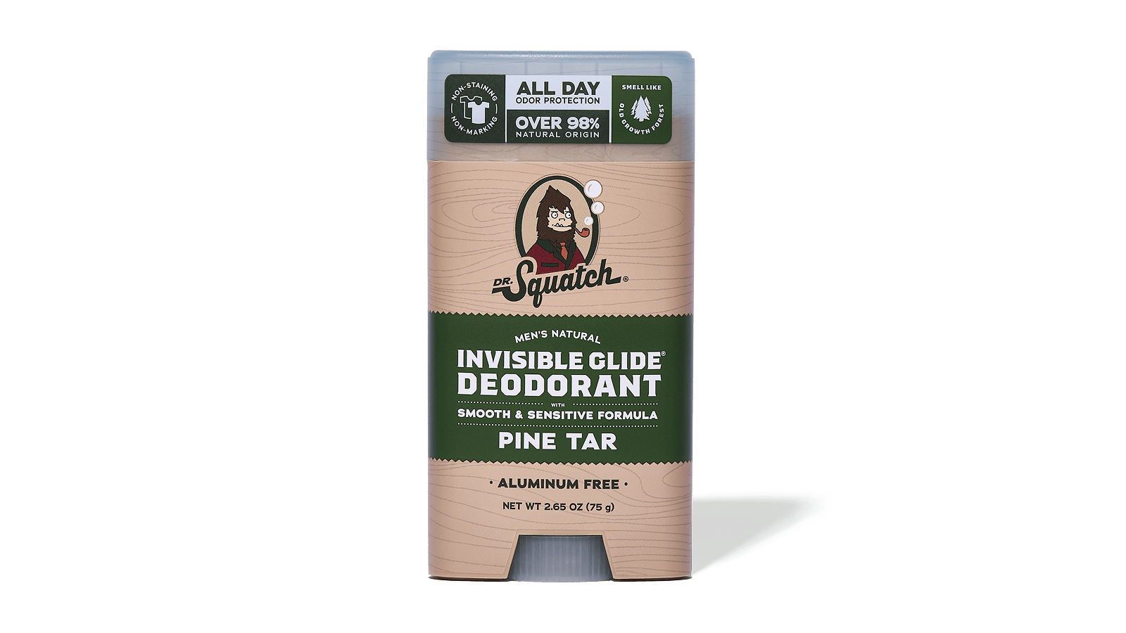 Pine Tar Invisible Glide Deodorant - Essential Active Shield