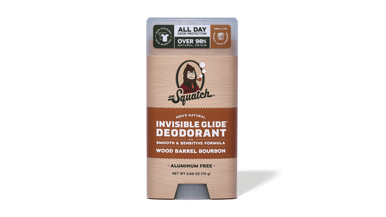 Wood Barrel Bourbon Invisible Glide Deodorant - Classic Blend