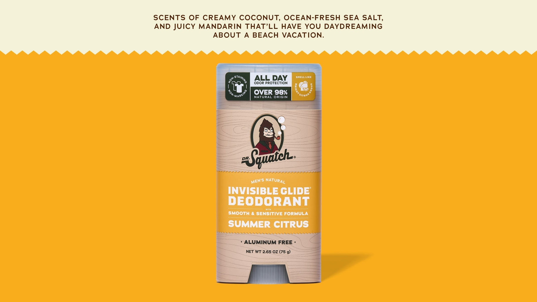 Summer Citrus Invisible Glide Deodorant - Daily Pack